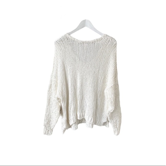 🌸New🌸 Free People Textured Long Sleeve Sweater M - Picture 11 of 11